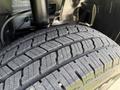 Close-up of a tread pattern on a tire of a 2019 Mercedes-Benz Sprinter