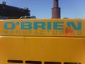 A yellow O'Brien 3515-CF Trailer Jetter with bold blue lettering displaying the O'Brien Manufacturing logo