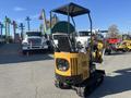 A 2024 AGT H12R compact excavator with a yellow and black exterior featuring a cab and rubber tracks