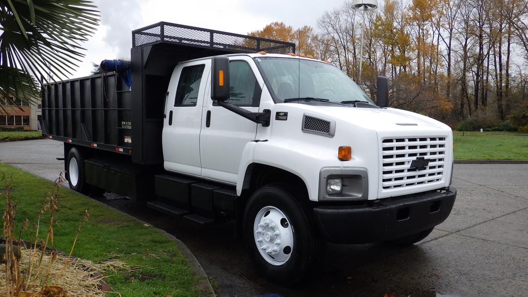 Repo 2006 Chevrolet C7500 Dump Truck Crew Cab Dually Diesel