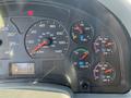 Dashboard of a 2007 International 7300 featuring speedometer fuel gauge voltmeter and air pressure gauges