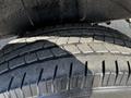 Close-up of a worn tire on a 2021 Mercedes-Benz Sprinter showing detailed tread patterns and wear indicators