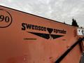 A Swenson spreader with the text Lindenwood Illinois visible, displayed on a 2009 Ford F-550