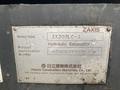 2006 Hitachi ZX200LC hydraulic excavator model identification plate with specifications and manufacturer details