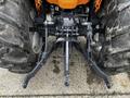 2001 Agco ST40 tractor's rear hitch and attachment system showing metal arms and linkage components designed for implement connection