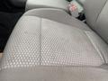 Close-up of a gray fabric seat in a 2017 Ford F-150 with a textured pattern and slight wear visible on the surface