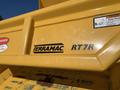 A close-up of a yellow TerraMac RT7R with its brand name prominently displayed on the side