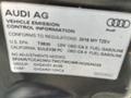 A 2016 Audi A3 vehicle emission control information label showing various compliance and regulation details