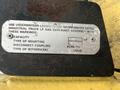 Label on a Hyster 120 LP gas container detailing capacity type of mounting disconnect coupling and type of withdrawal