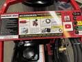 2024 Magnum 4000 Hot Water Pressure Washer with a black and red design featuring various accessory details and a YouTube link for further information