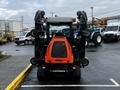 A 2020 Jacobsen HR800 with a distinctive orange and black design features four mower decks attached to its front and a compact profile