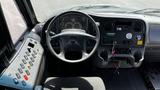 Dashboard of a 2014 Freightliner Thomas Bus Diesel featuring gauges buttons and a steering wheel