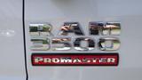 A chrome emblem displaying the words RAM 3500 with the word ProMaster in a red rectangle located on a vehicle's side