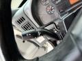 Close-up of the turn signal and wiper control stalk in a 2007 International 4200 truck dashboard