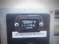 Hobbs hour meter displaying 5110.5 hours marked as quartz with a label reading USE HOUR METER FOR SERVICE