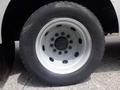 A close-up of a white wheel mounted on a 2007 Morgan Olson Workhorse W42 featuring a six-bolt pattern and a black tire with the brand name Sailun visible