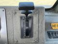 Gear shifter of a 2010 Freightliner MT45 garbage truck showing P R N D 3 2 1 settings