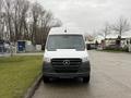 A 2019 Mercedes-Benz Sprinter van facing the viewer with a white exterior and black front grille