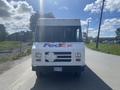 A 1999 Ford Econoline delivery truck with a FedEx logo on the front parked on a road